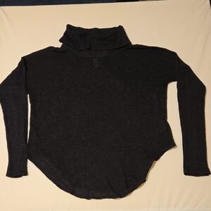 Babaton Charcoal Cowl Neck Sweater